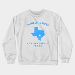 GUADALUPE RIVER NEW BRAUNFELS TEXAS Crewneck Sweatshirt